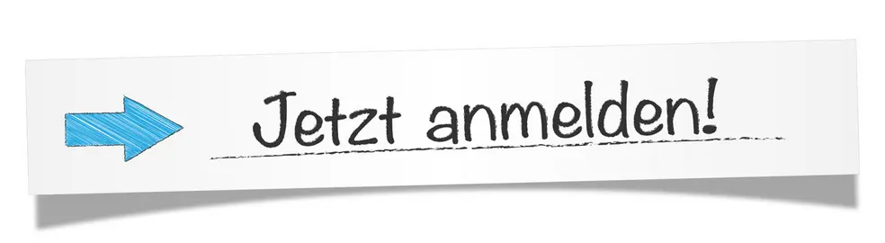 Text "jetzt anmelden"