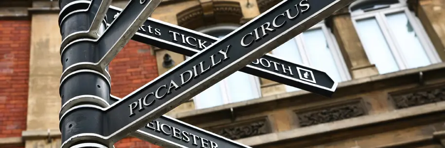 London Street Sign